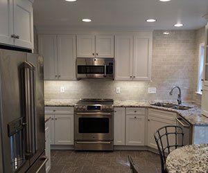 Beautiful White Kitchen Remodel